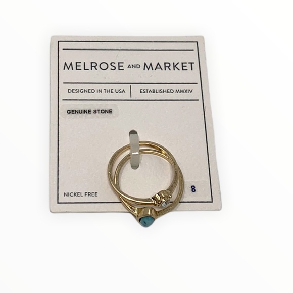 Melrose and Market Gold-tone Ring Set - Picture 5 of 5
